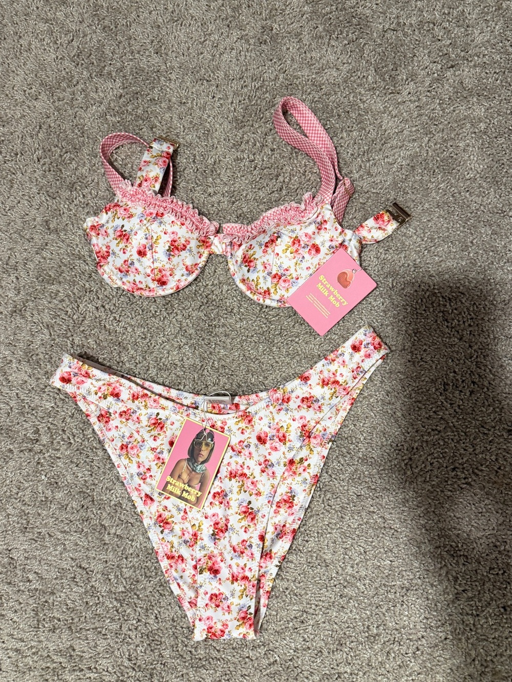 Strawberry Milk Mob Young Love Bikini